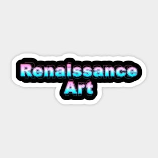 Renaissance Art Sticker